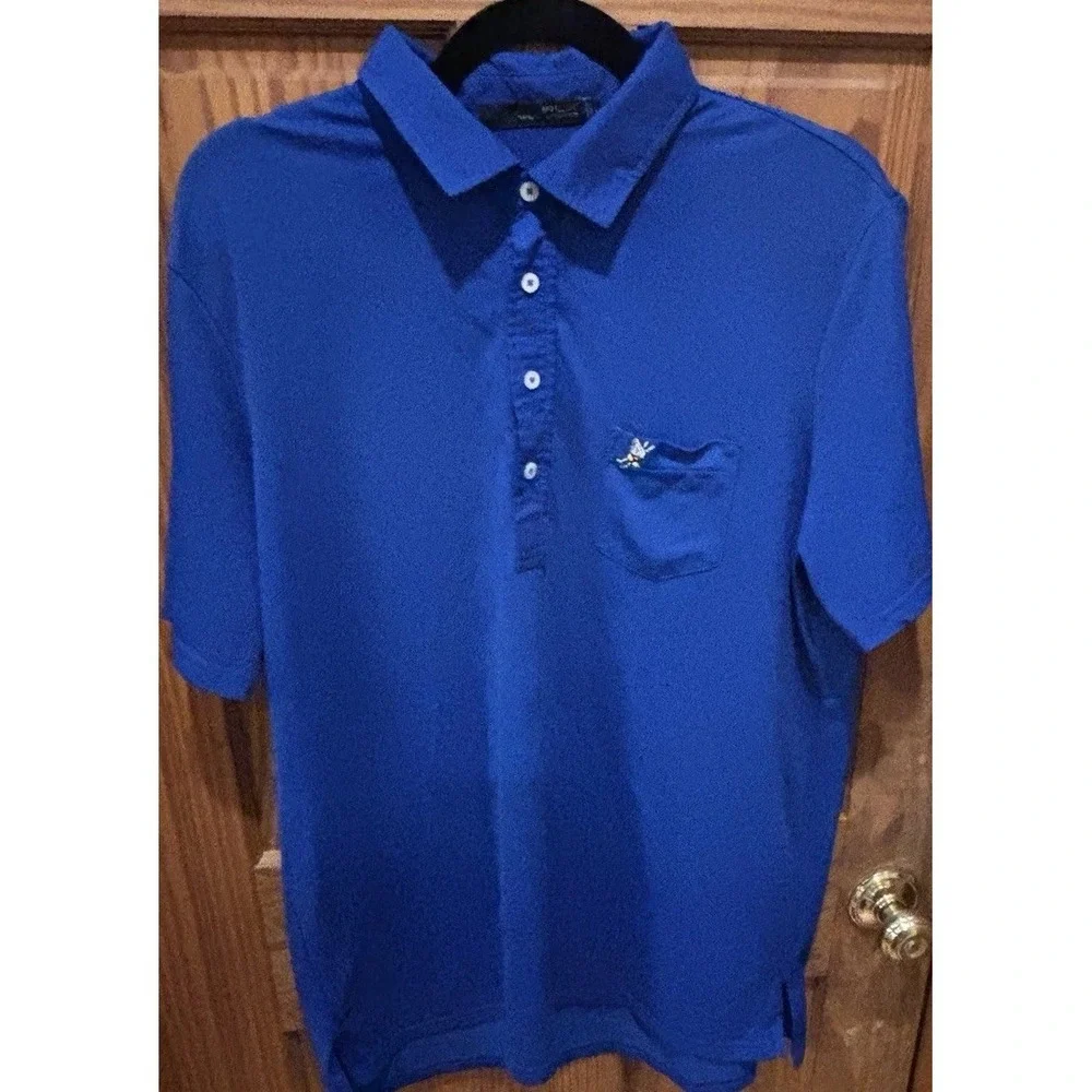 Ralph Lauren Polo RXL Winged Foot Golf Club Mamaronek NY Performance Golf Polo L